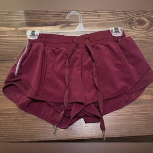 LuluLemon Athletica Maroon Shorts